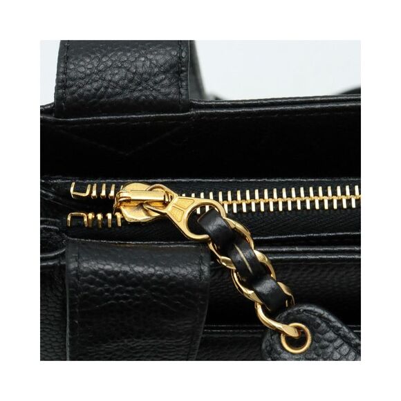 Pre Loved Chanel Caviar Leather Logo Tote Bag - Picture 7 of 7